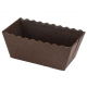 Foremka papierowa do pieczenia Easy Bake - prostokątna - 16 x 8 x 6 cm - brązowa - 20 szt.