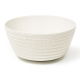 Doniczka niska misa - Jersey - 30 cm - kremowa
