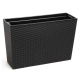 Kwietnik Werbena - 19 x 56 cm - rattan czarny