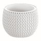 Doniczka okrągła + wkład Splofy Bowl - 24 cm - biały