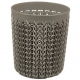 Pojemnik okrągły Knit S - 0,6 litra - brązowoszary