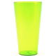 Osłonka wysoka z wkładem Vulcano Tube - 20 cm - zielona transparentna + pistacjowy wkład
