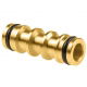 Łącznik mosiężny, dwójnik BRASS - 1/2" - 3/4" - CELLFAST