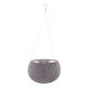 Doniczka wisząca Cozies M - śr. 36 cm - fioletowa