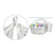 Spinacze do bielizny - w ozdobnym koszyku - CLEAN KIT - 20 szt.