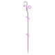 Podpórka do storczyka i innych kwiatów - Decor Stick - różowa - 59 cm