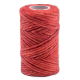 Sznurek jutowy - czerwony - 250g/120m