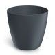 Doniczka okrągła Mate - wewnętrzna i zewnętrzna - 24 cm - antracytowa