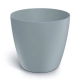 Doniczka okrągła Mate - wewnętrzna i zewnętrzna - 14 cm - jasnoszara
