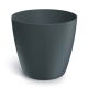 Doniczka okrągła Mate - wewnętrzna i zewnętrzna - 12 cm - węgiel