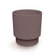 Doniczka ryflowana Milly - 13 cm - marsala