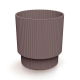Doniczka ryflowana Milly - 17 cm - marsala