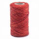 Sznurek jutowy - czerwony - 100g/50m