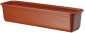 Skrzynka balkonowa Venus - terakota - 60 cm