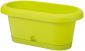 Skrzynka balkonowa + podstawka Lotos - 40 cm - pistacjowa