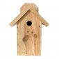 Budka lęgowa dla ptaków do montowania na ścianach i murach - sikorek, wróbli i kowalików - surowa