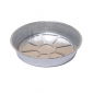 Foremka aluminiowa do pieczenia - okrągła - do tart owocowych, jabłeczników i biszkoptów - 1,36 l