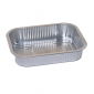 Foremka aluminiowa do pieczenia - podłużna - do skrzydełek, kiełbasek i szaszłyków - 600 ml